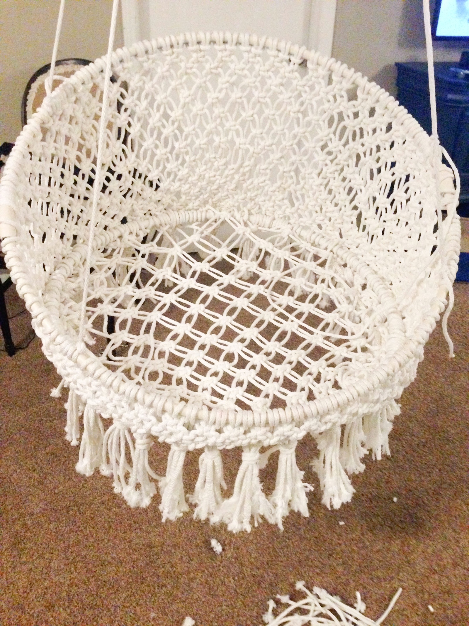 Macrame Hanging Chair and other amazing macrame tutorials!